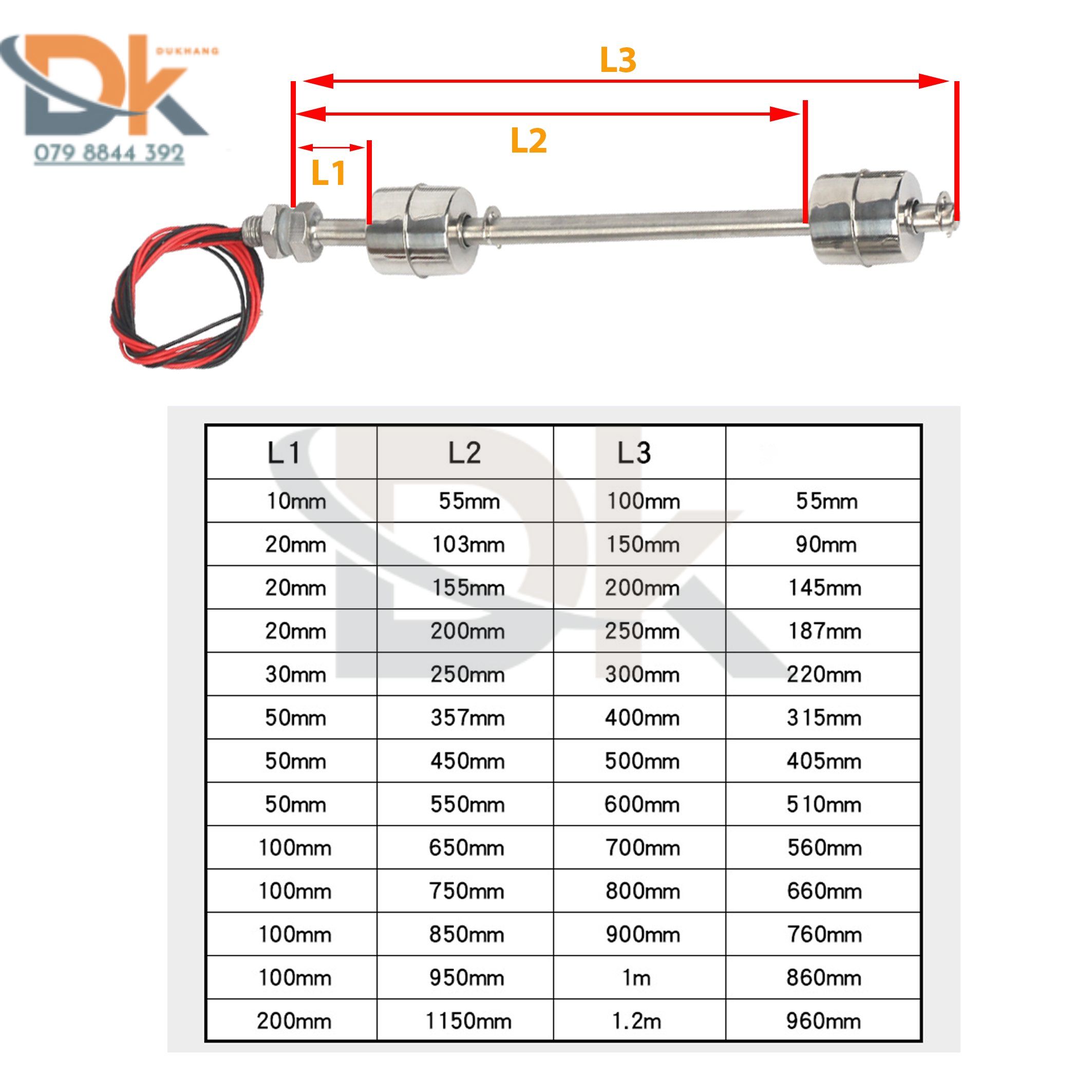 Phao điện inox - Phao đơn - Phao đôi