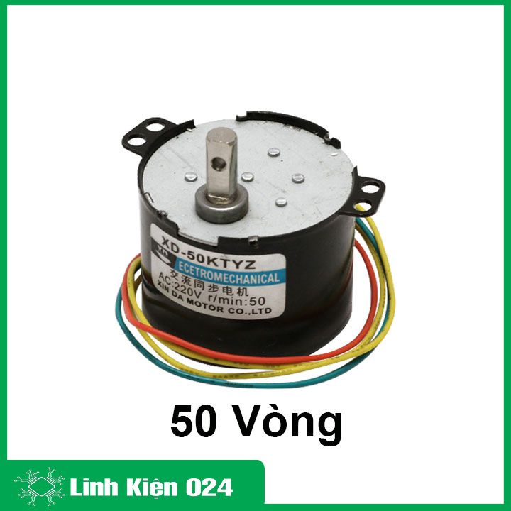 Động cơ, motor giảm tốc 50ktyz điện áp 220vac công suất 6w-10w chế băng tải, máy quay vịt, nướng thịt