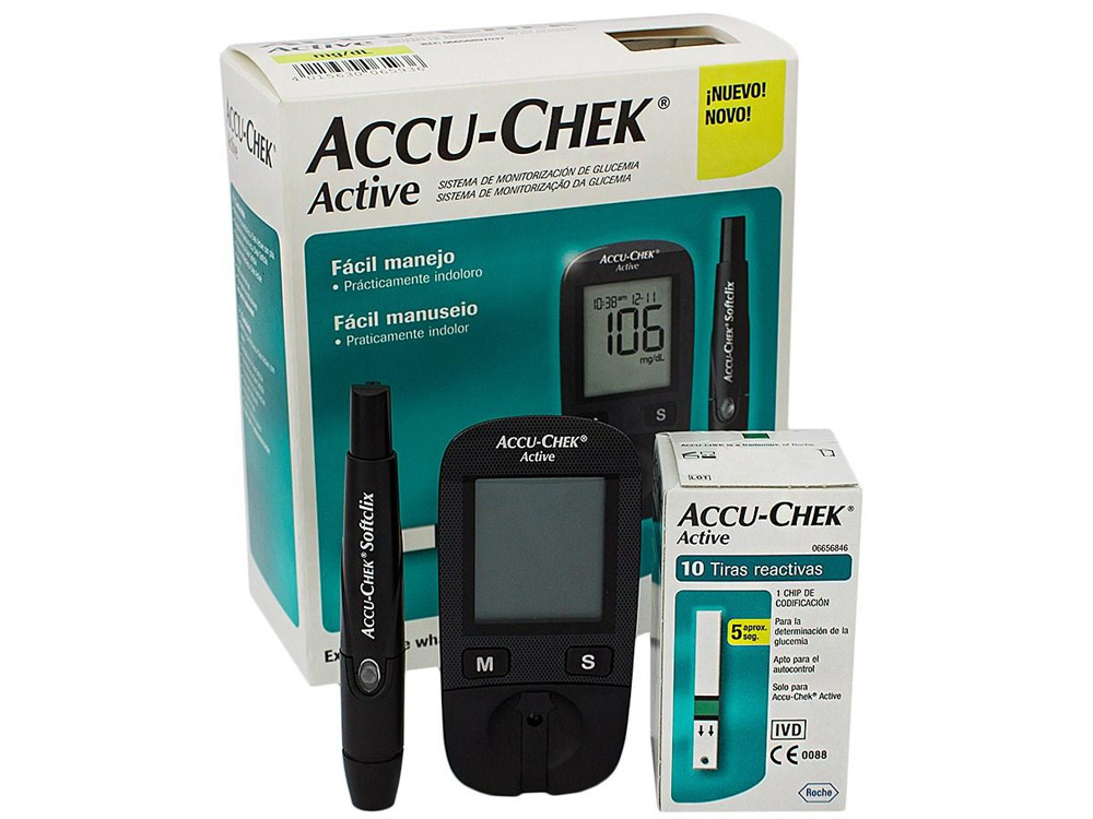 Máy Đo Đường Huyết Accu Chek Active Mg/dl