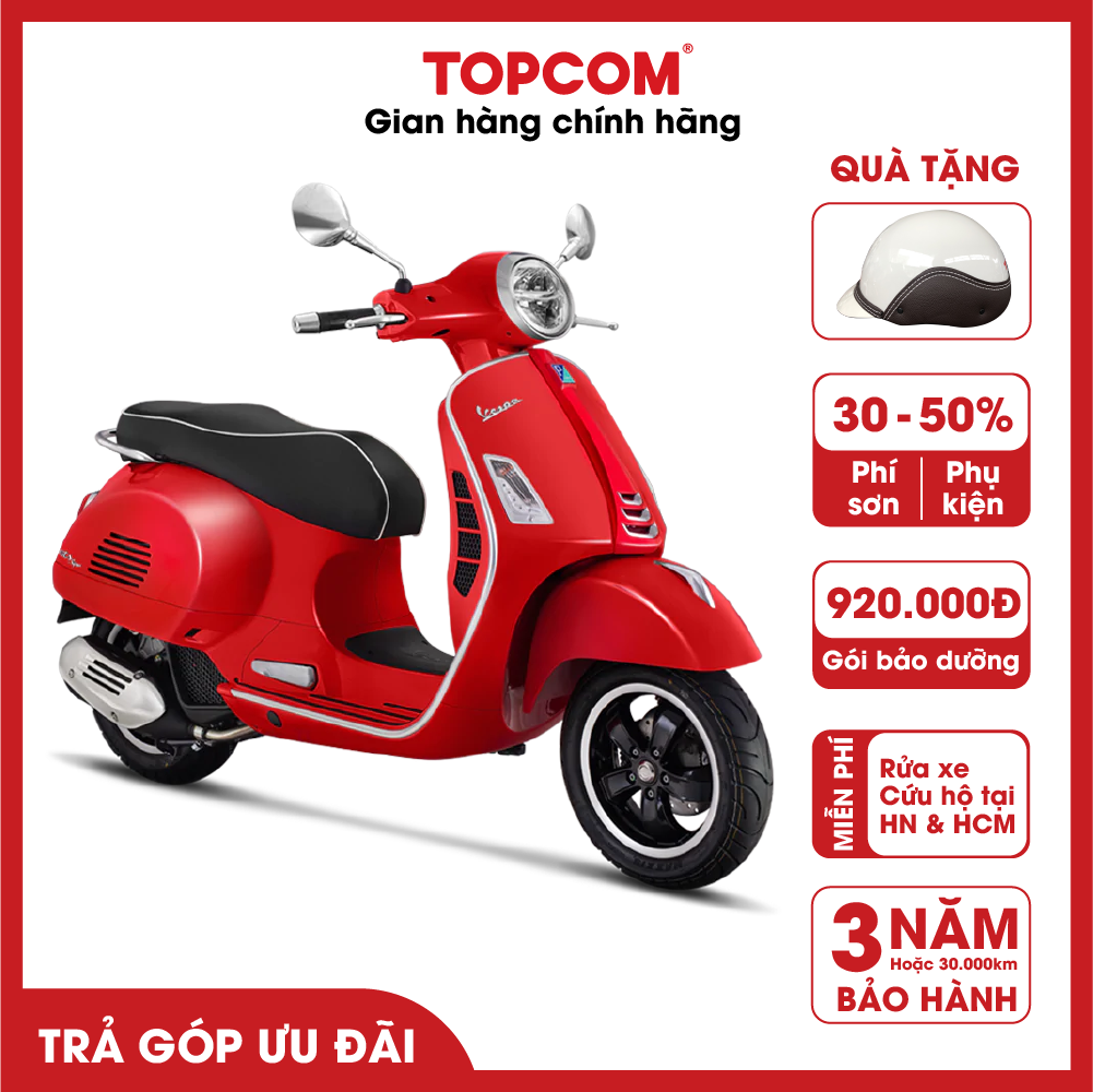 [Trả góp 0%] Xe ga Vespa GTS Super 125cc