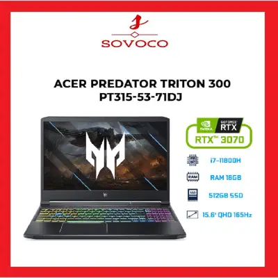 Laptop Acer Predator Triton 300 2021 PT315-53-71DJ NH.QDSSV.001