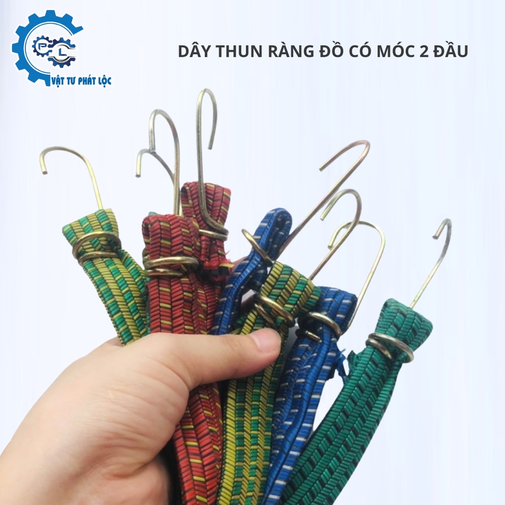 Dây ràng - Dây thun chằng đồ có móc 2 đầu đa dạng mẫu mã và nhiều độ dài để lựa chọn