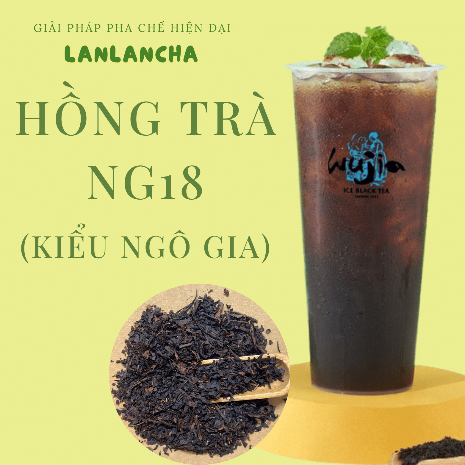 Black tea coffee taste ng18 lanlancha