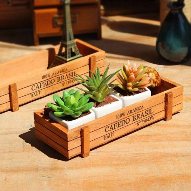 Chậu gỗ trồng cây Cafedo