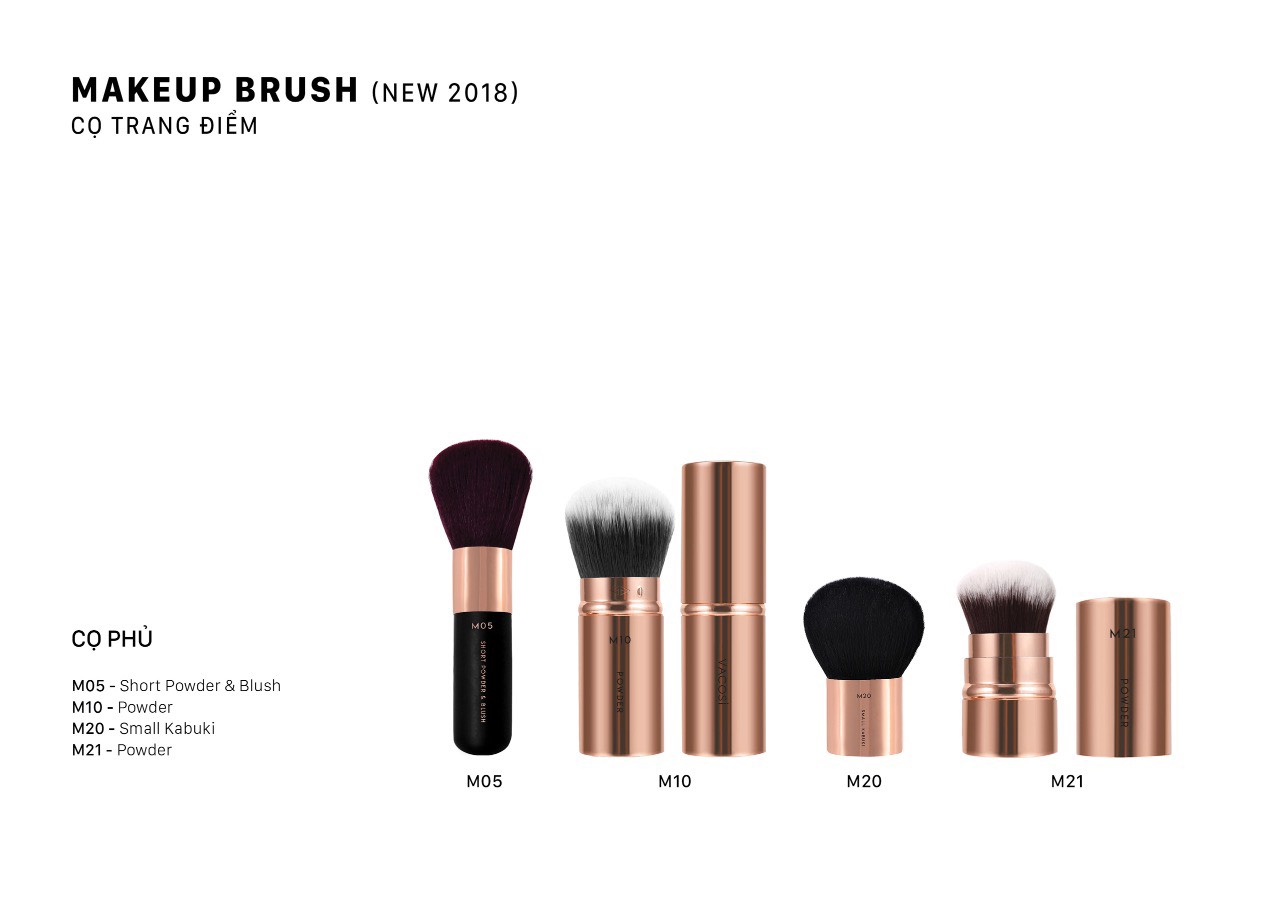 Cọ trang điểm VACOSI Makeup Brush (Hàn)