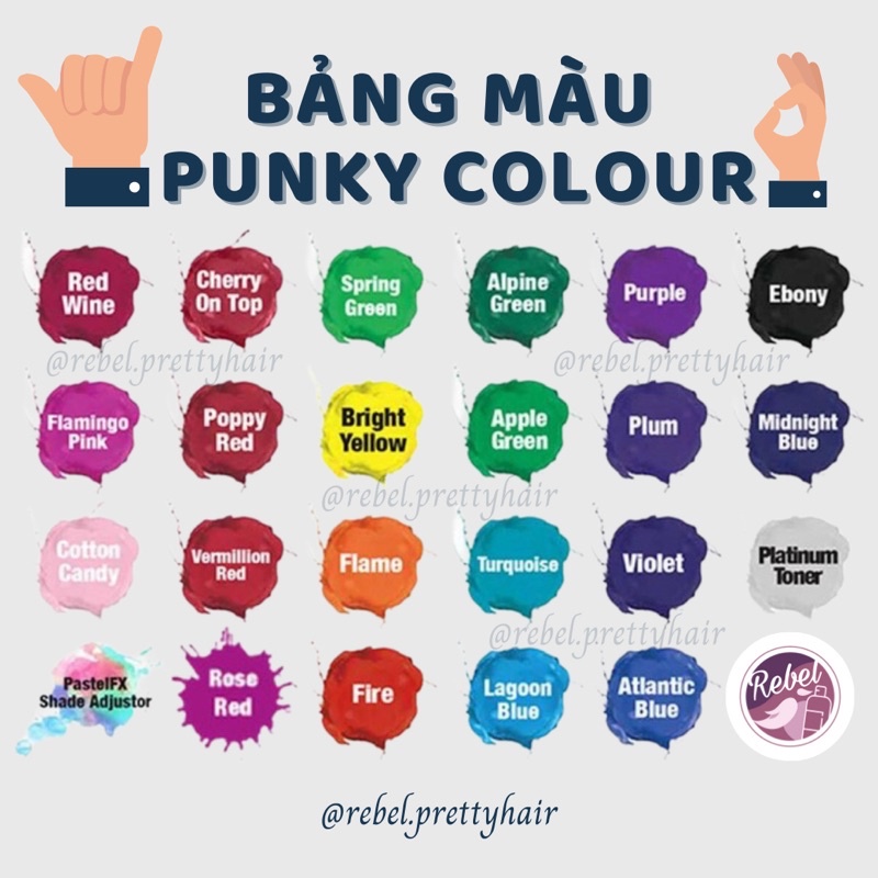 Thuốc nhuộm tóc Punky Colour Semi-permanent - Punky Color