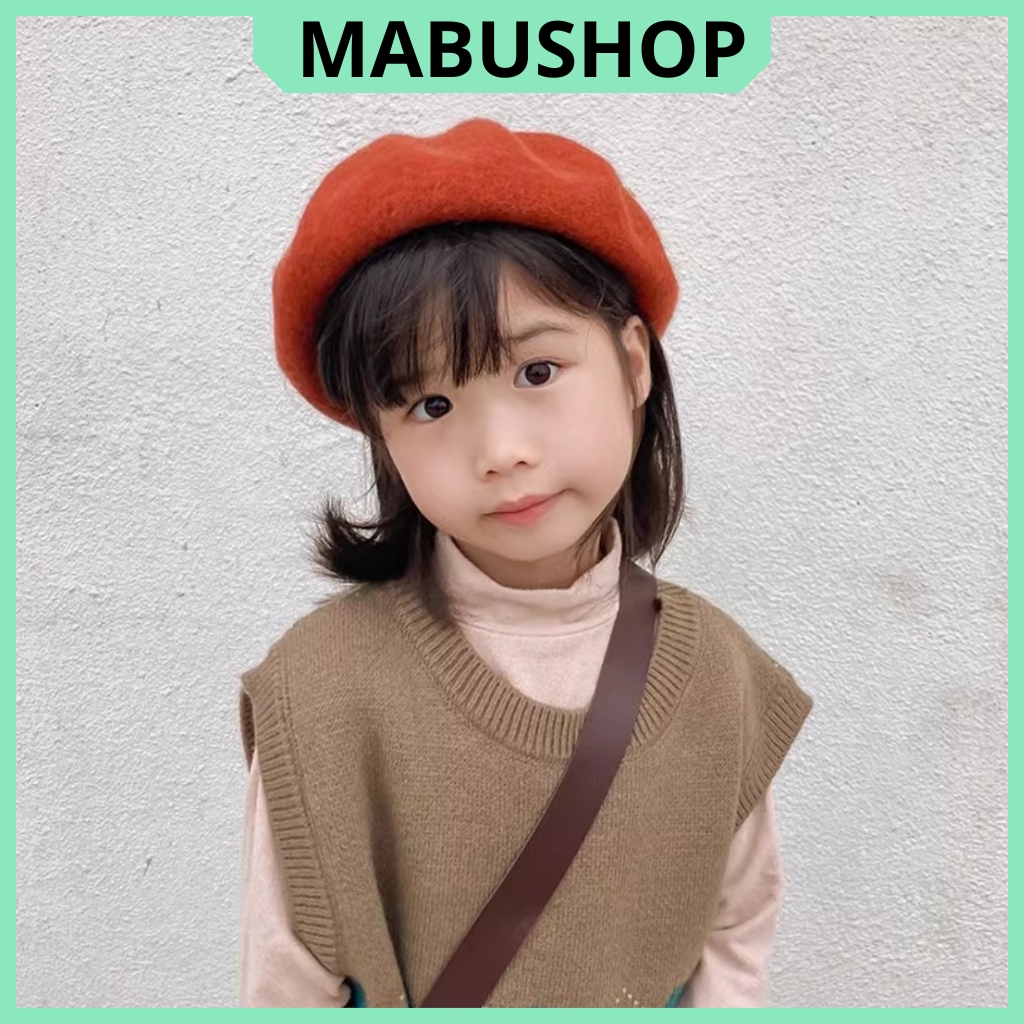 Mũ nồi dạ kiểu dáng basic style Hàn Quốc Mn259 MABUSHOP
