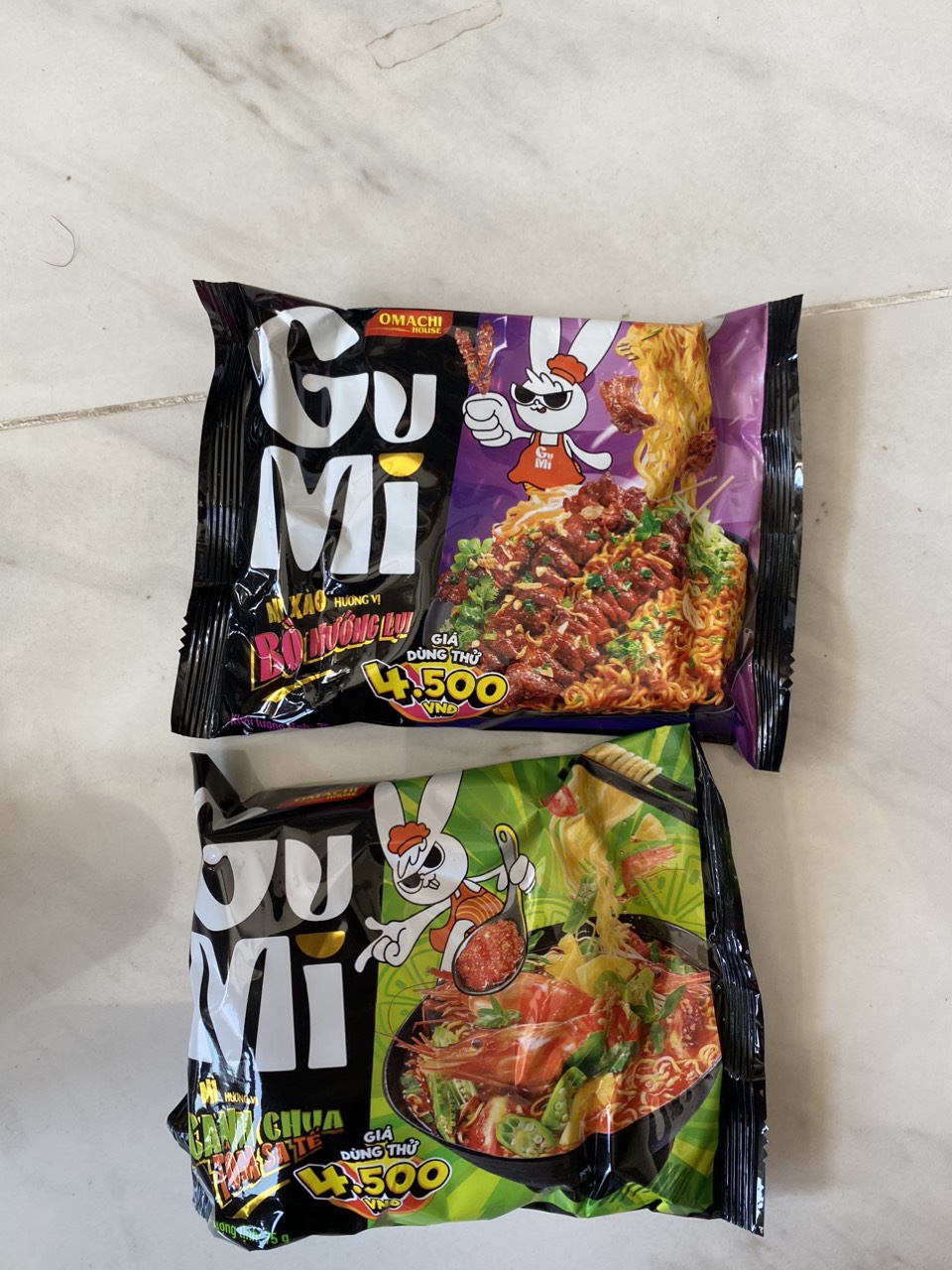 Gu Mi noodles (Ochi House) taste sour shrimp with sauce 75g-bat Muoi