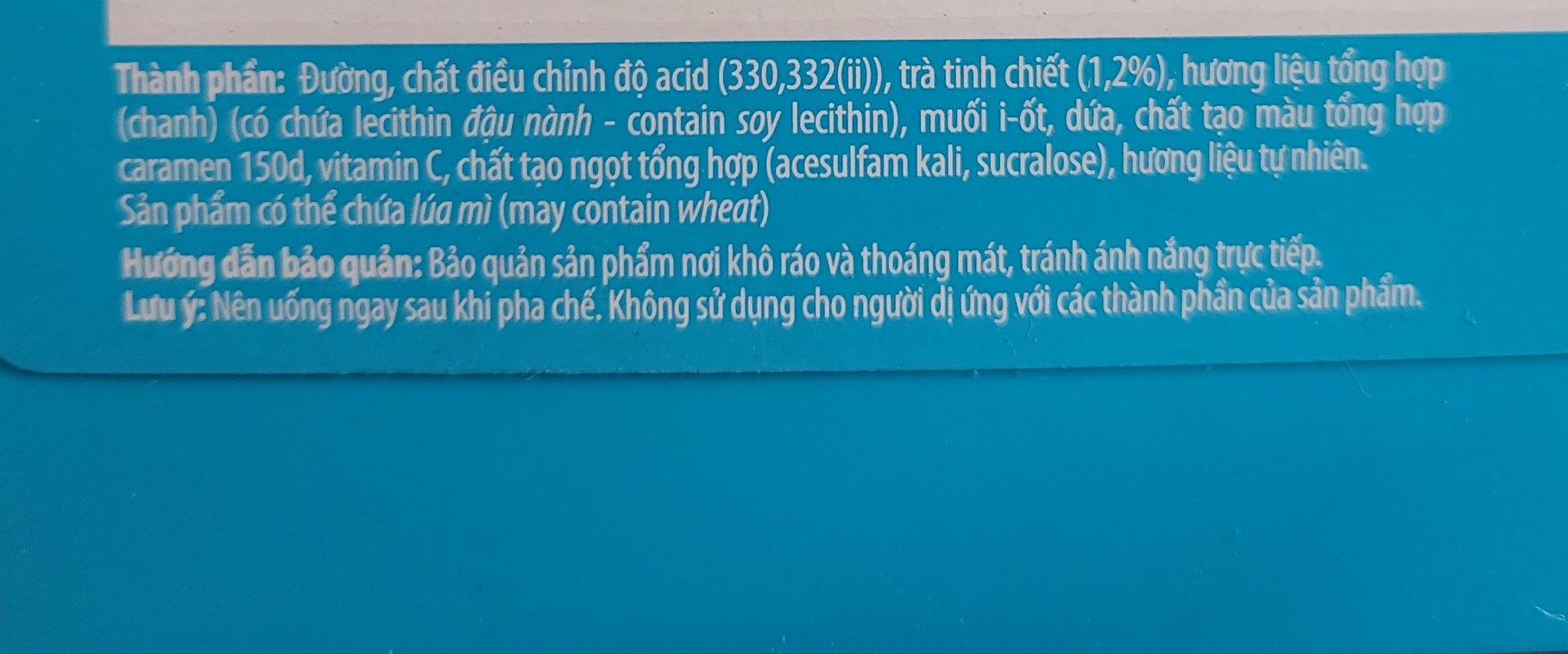 [Hộp 195g] TRÀ CHANH HÒA TAN [VN] NESTEA Lemon Tea