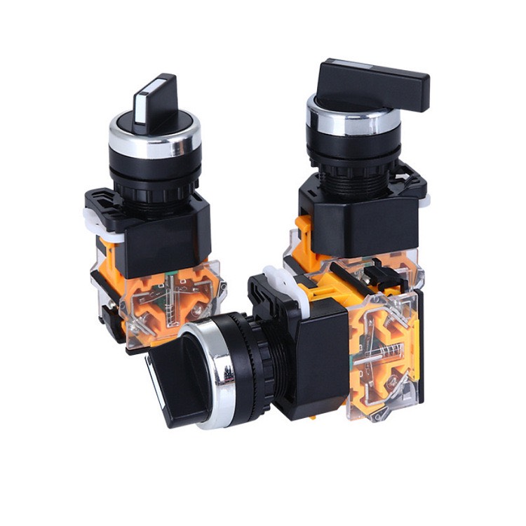Công Tắc Xoay Dài Điều Khiển 2/3 Vị Trí Điều Khiển Tích Hợp 16A Dạng Hàn Quốc