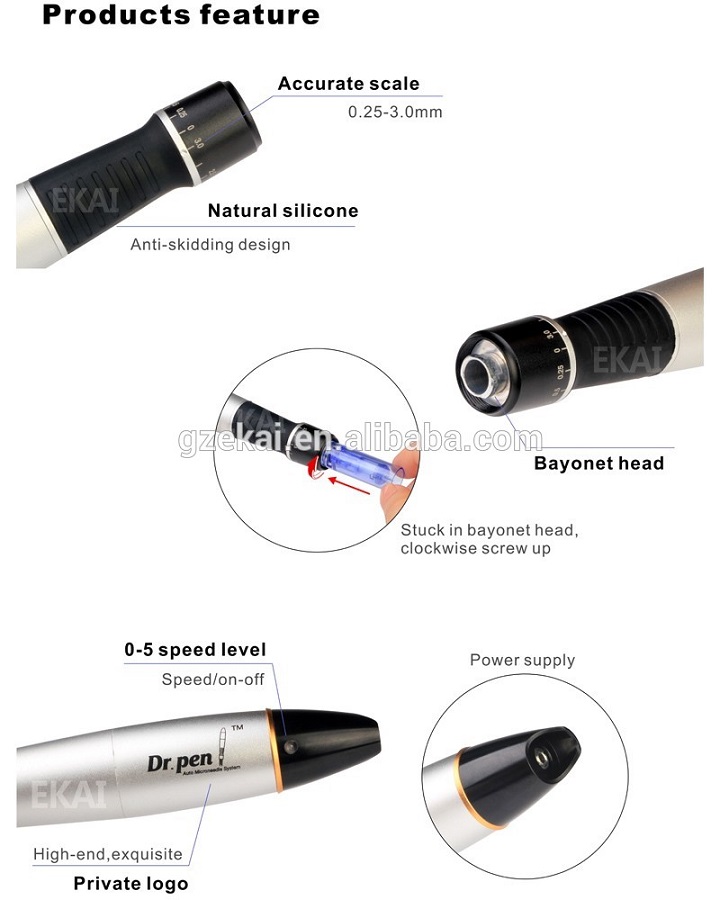 Máy lăn kim phi kim Dr Pen A1 W, có tích điện (có pin)