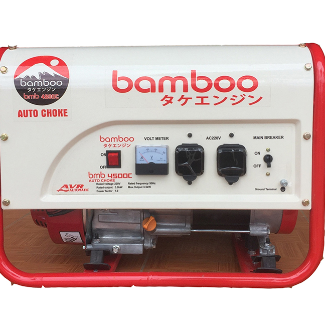 Máy Phát Điện Chạy Xăng 3.8kw Bamboo 4800C