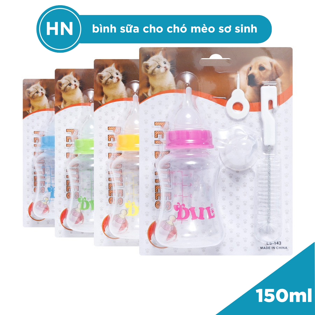 Bình Sữa Cho Chó Mèo Thú Cưng 150ml- Phụ Kiện Cho Thú Cưng