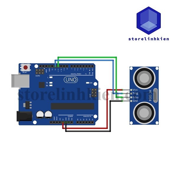 Module cảm biến khoảng cách siêu âm HC-SR04