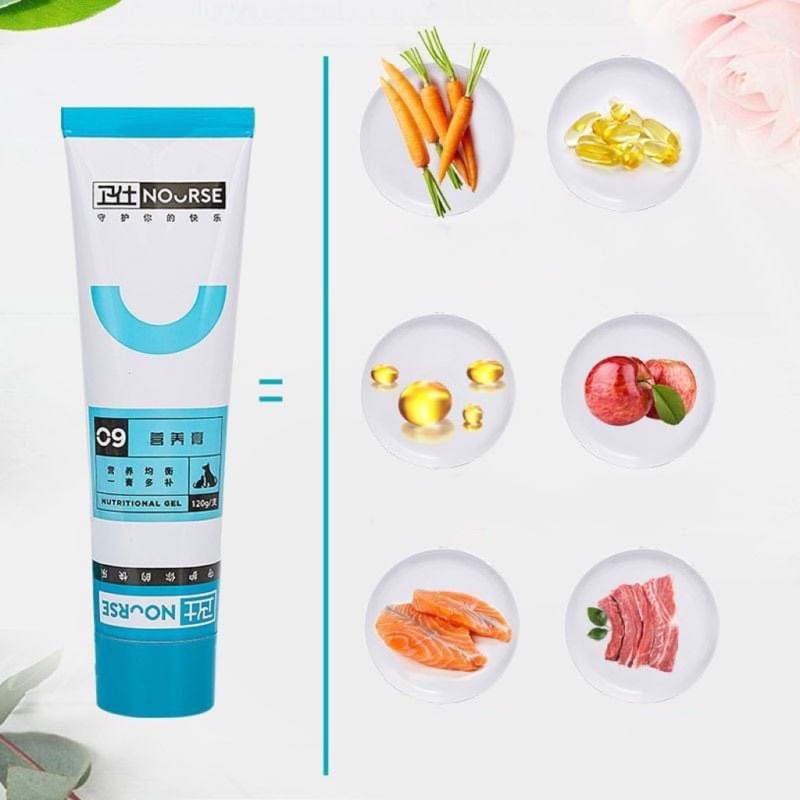 [HOÀN TIỀN 10%]GEL DINH DƯỠNG CHO MÈO NOURSE 09