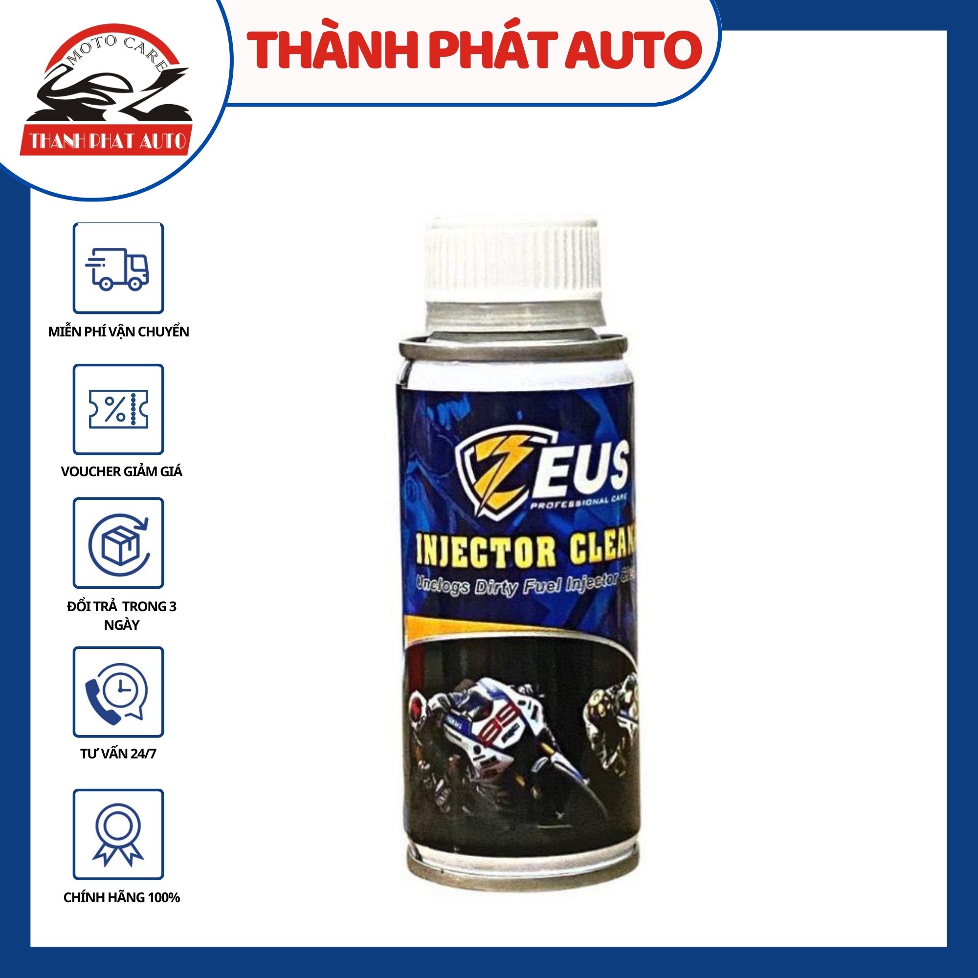 Vệ Sinh Buồng Đốt tẩy Carbon Cleaner 75ml chuyên dùng cho xe máy, xe côn tay, giúp xe hoạt động êm ái, mạnh mẽ như mới