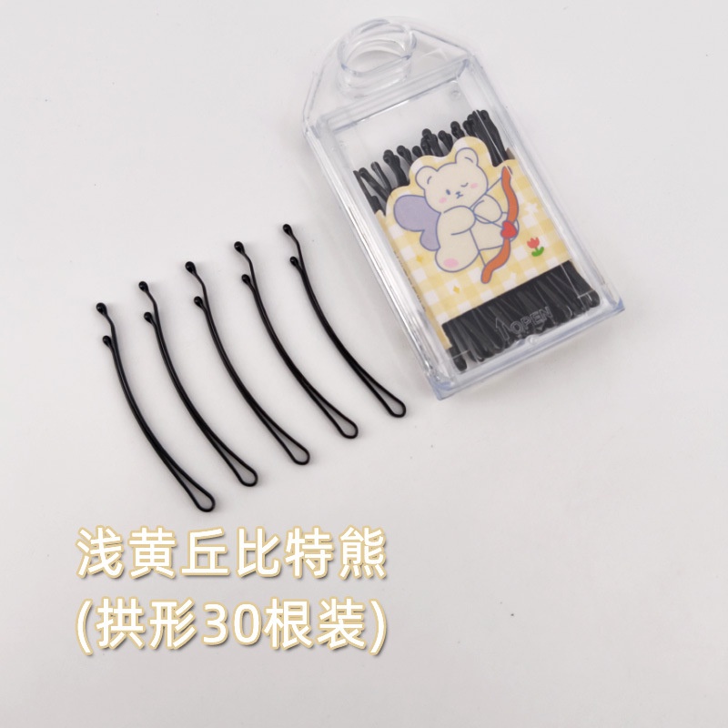 Kẹp tóc đen cổ điển đơn giản
