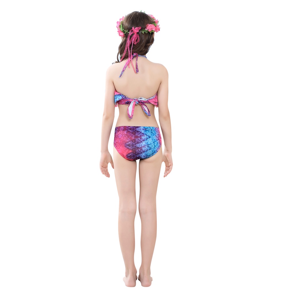 Áo tắm hóa trang nàng tiên cá cho bé gái đi biển, đồ bơi xinh xắn dễ thương E1363
