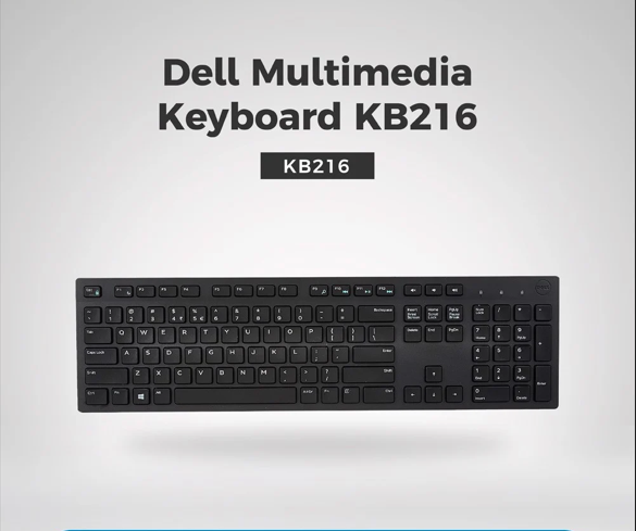 Bàn phím có dây Dell KB216 chính hãng