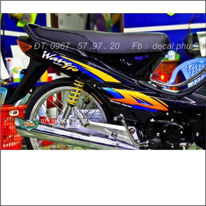 Tem rời Wawe nhỏ đen vàng (H)