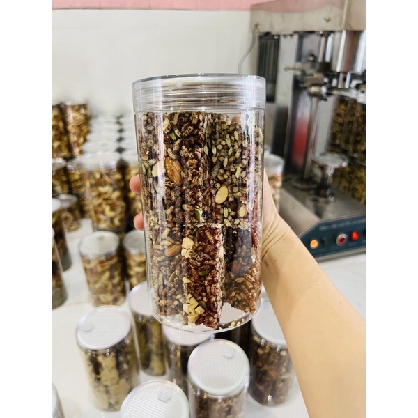 Thanh gạo lức chà bông & rong biển