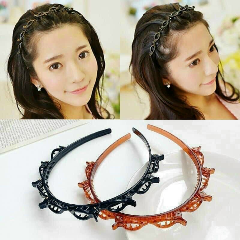 (hàng mới về) Cài tóc bờm tóc có kẹp nhỏ tạo kiểu tóc