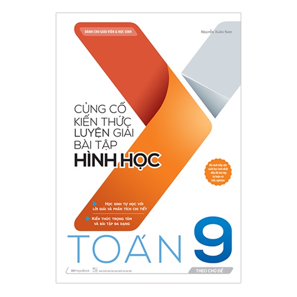 Sách Combo Củng cố kiến thức luyện giải bài tập Đại số & Hình học Toán 9 - Megabook