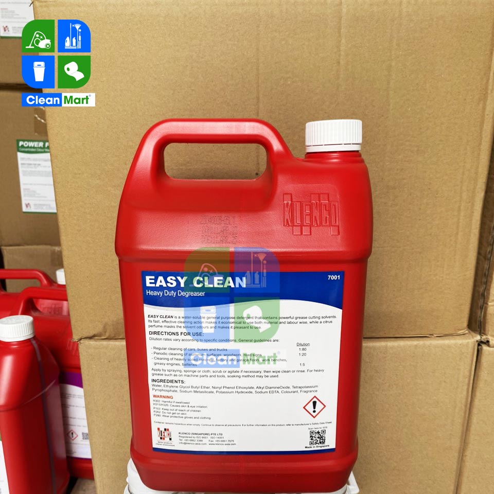 [KLENCO] Hóa chất tẩy rửa dầu mỡ đa năng Easy Clean can 5 lít - CLEAN MART