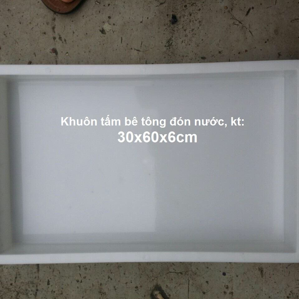 Khuôn bê tông đón nước kt 30/50/6cm