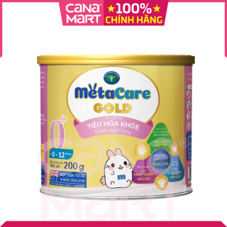 Sữa bột tốt cho bé Nutricare MetaCare Gold 0+, hỗ trợ tiêu hóa hấp thu, tăng cường miễn dịch, thông minh khỏe mạnh (200g) thumbnail