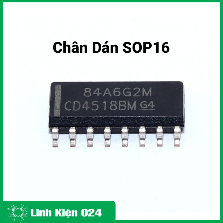 IC CD4518BE SOP16/DIP16 đếm lên BCD kép