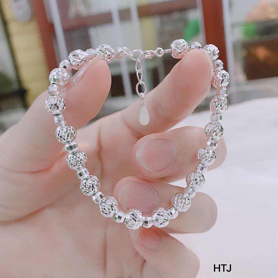 Lắc Tay Bi Phay Hàng Cao Cấp  - TRANG SỨC BẠC TNJ CAM KẾT HÀNG CHUẨN ẢNH CHẤT LƯỢNG TỐT PHỤC VỤ TẬN TÌNH CHU ĐÁO