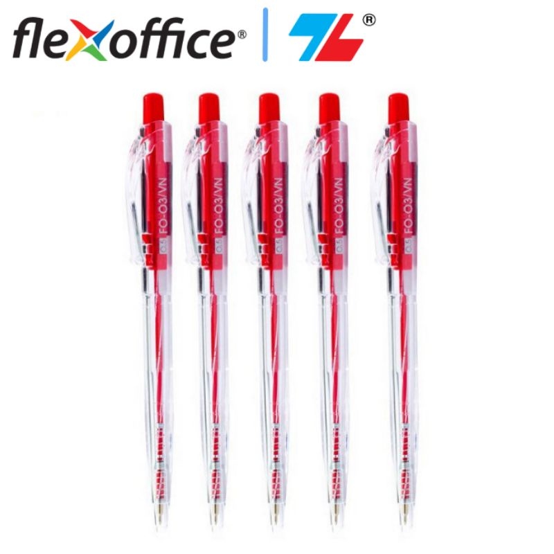 Bút Bi Flexoffice/Thiên Long  FO-03/VN, 20 cây (chính hãng)