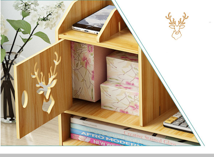 Kệ sách gỗ đa năng ĐỂ BÀN tiện ích - gỗ MDF