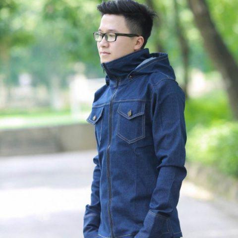 Áo chống nắng nam vải Bò