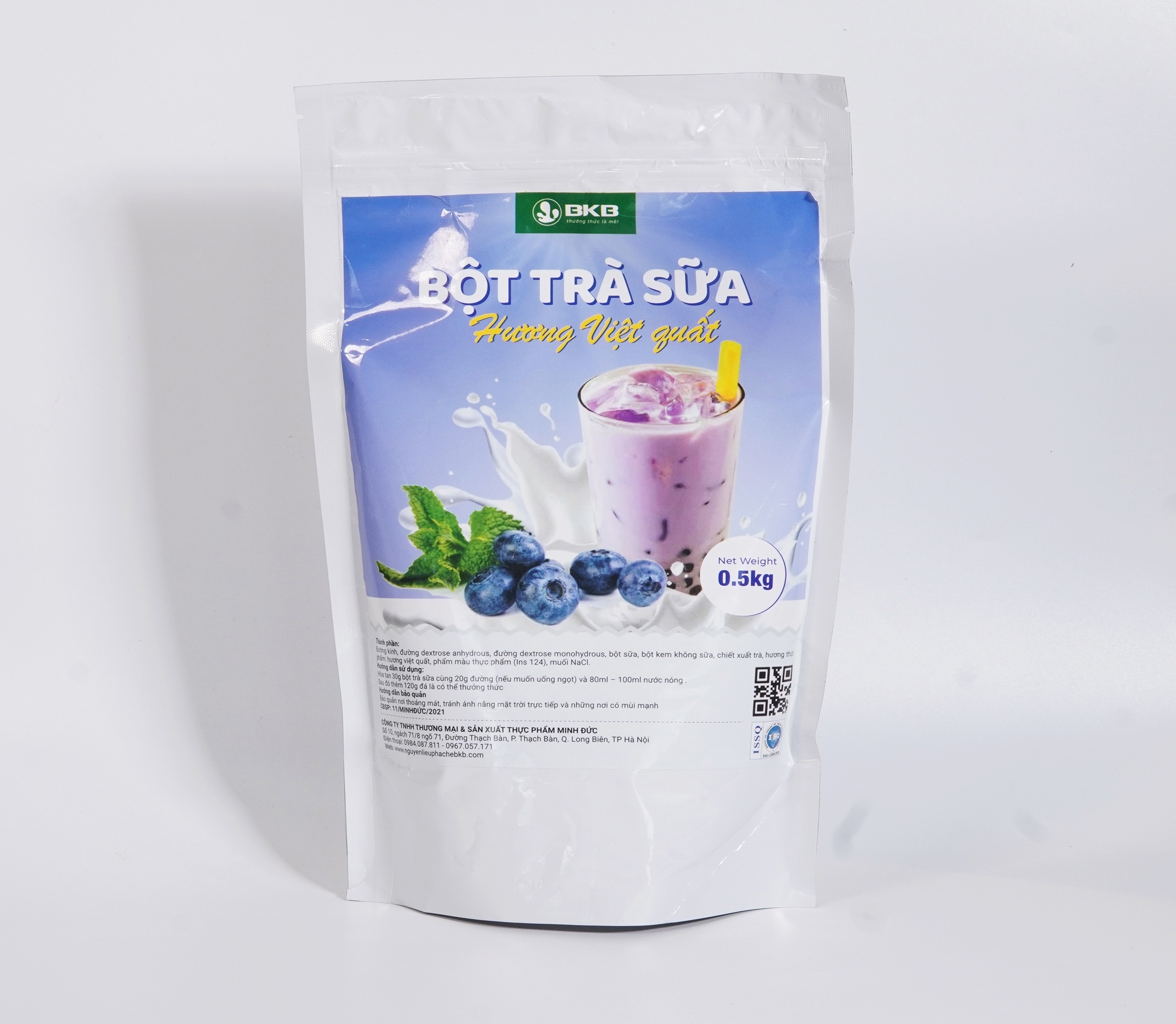 [ SALE 10% ] Bột trà sữa pha sẵn tiện lợi gói 500gr BKB