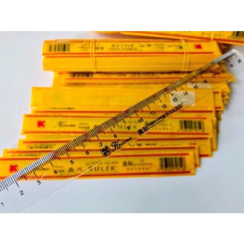 Thước kẻ trong suốt 20 cm và 30cm TL
