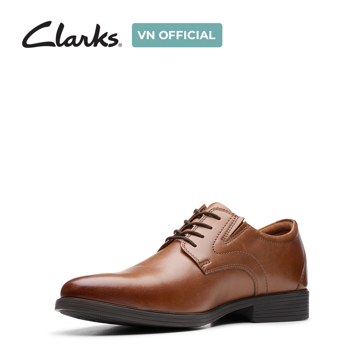 Clarks Men's Leather Western Shoes - Whiddon Plain