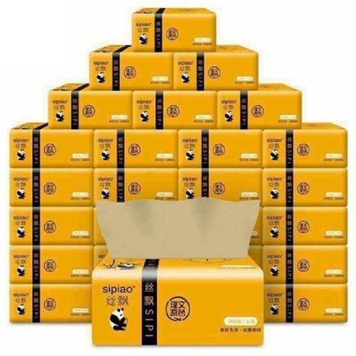 1 Thùng Giấy Ăn Gấu Trúc 30 Gói Giấy Ăn Khăn Giấy Gấu Trúc 3 Lớp-THÙNG 30 GÓI GIẤY ĂN GẤU TRÚC SIPAO
