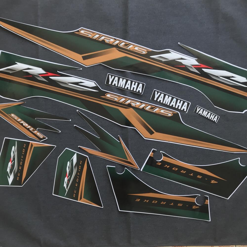 Tem xe SIRIUS RC 4-STROKE 3 LỚP (XANH RÊU).