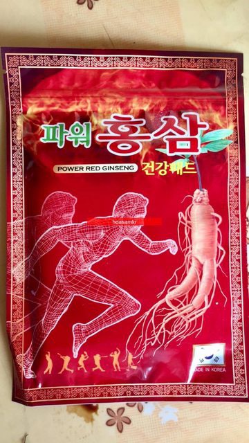 Cao Dán Hồng Sâm Chính Hãng Hàn Quốc, Túi 20 Miếng