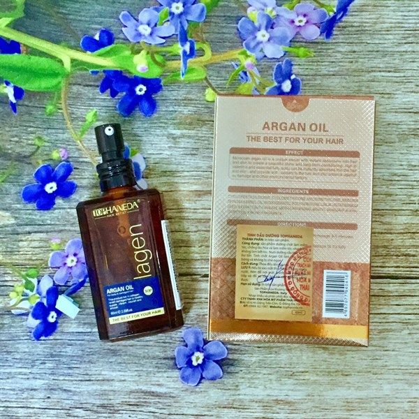 TINH DẦU TOP HANEDA ARGAN OIL CHO TÓC KHÔ HƯ TỔN 60ML
