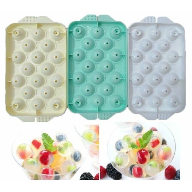 [HCM]Khuôn rau câu  thạch bi 18 viên nhựa Cao cấp hofaco
