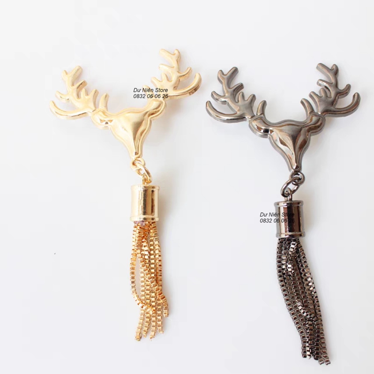 Mác Gài Nai Trang Trí Túi Xách, Đồ Handmade,...