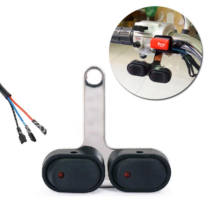 Công Tắc Led đôi chân ốc cho xe máy NK080