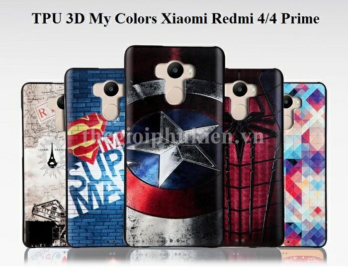 Ốp silicon 3D chống sốc Xiaomi Redmi 4 Prime chính hãng My Colors