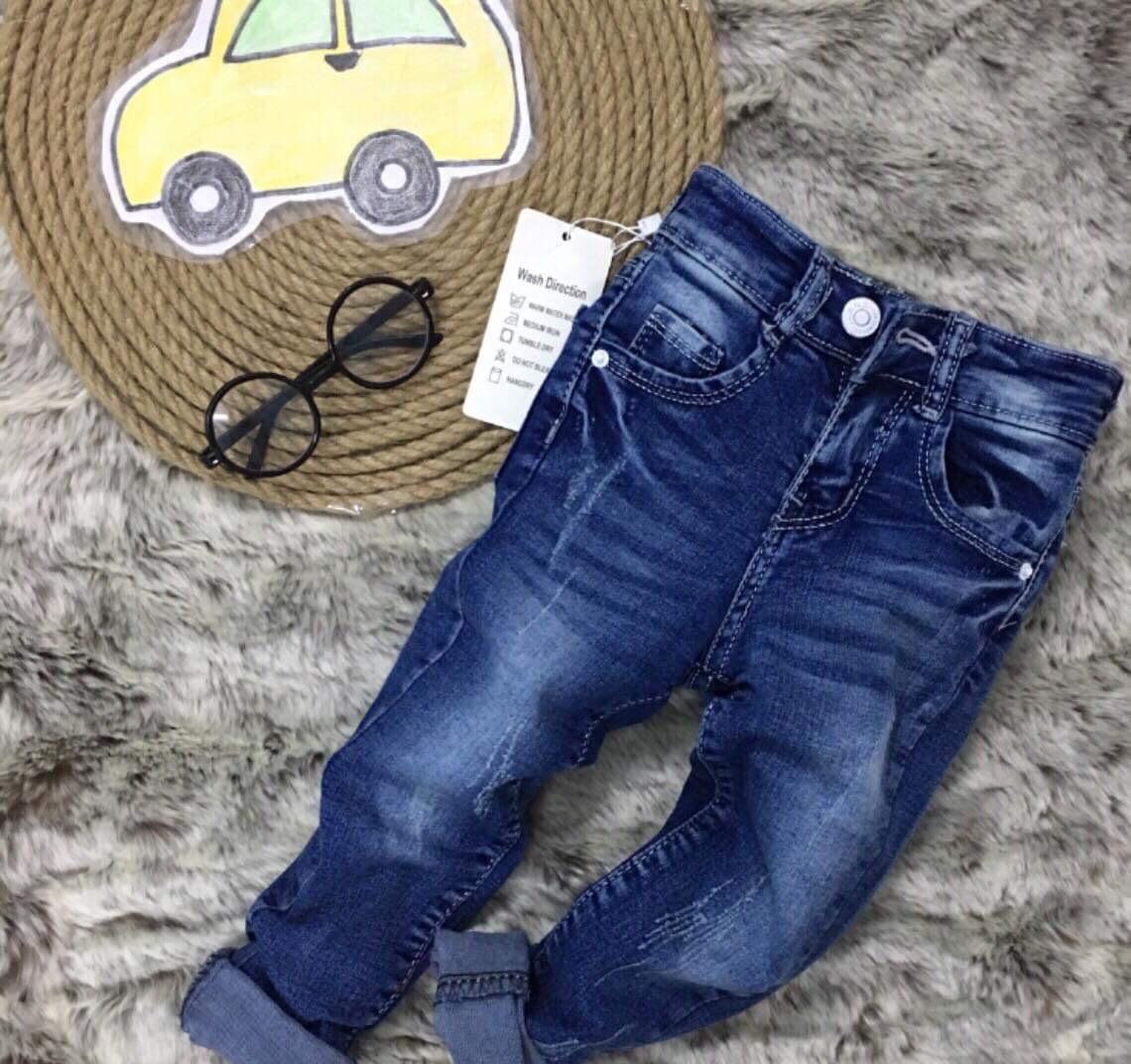 [HCM]Quàn jean quần bò cho bé trai bé gái Size nhí Size đại (có bảng Size hình cuối)