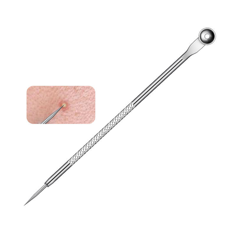 Bộ 3 Cây Que Nặn Mụn Đầu Đen, Trứng Cá, Cám Có Nhíp (Full Box)