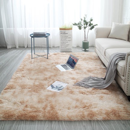 Thảm Lông Loang Trải Sàn Lông Dầy Hàng Đẹp ( Kích Thước 1m6 x 2m - Mặt Sau Chồng trơn trượt)