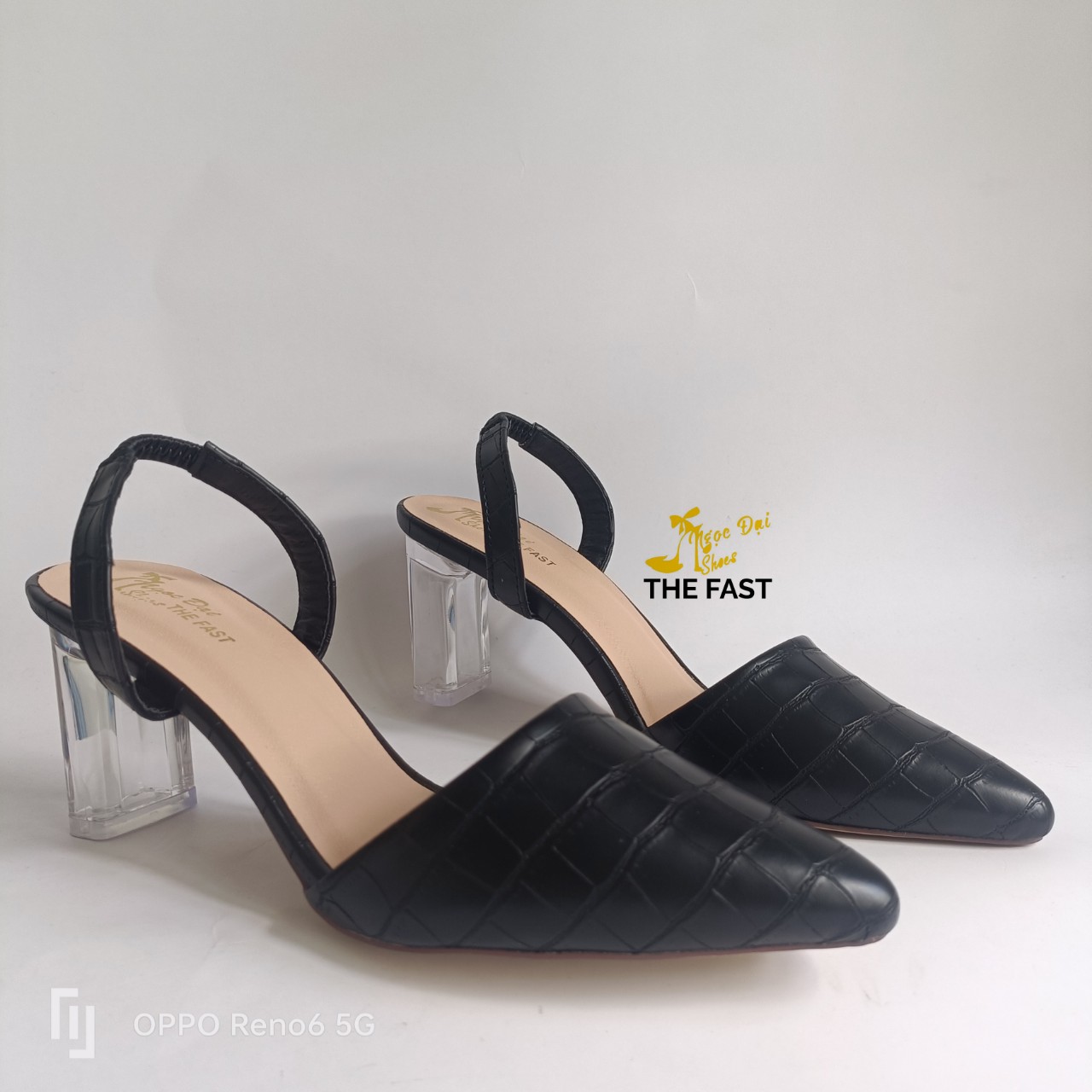 giày sabo gót thô meka sành điệu NĐ227